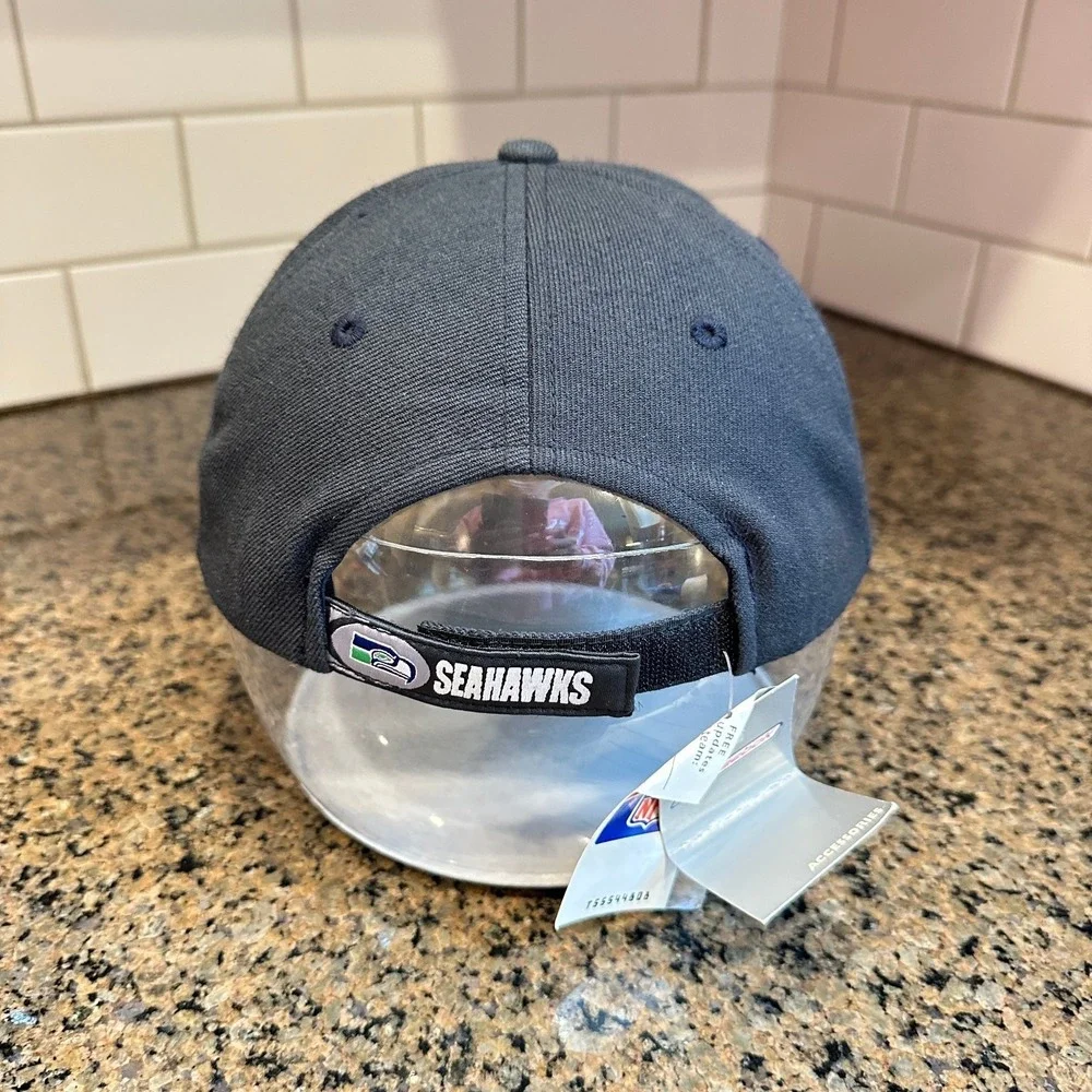 Vtg Seattle Seahawks Hat Reebok Baseball Cap Dead Stock New